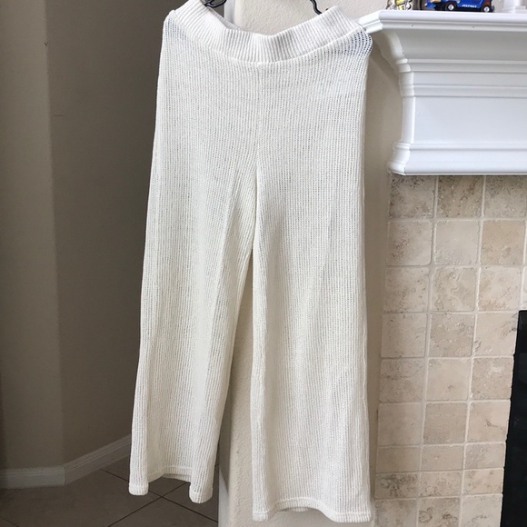 Free People Pants - FP Free People lace cream beach pants